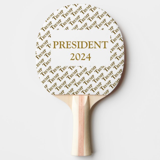RAQUETE DE PING PONG TRUMP 2024 (Frente)