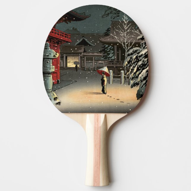 Raquete De Ping Pong Tsuchiya Koitsu - Neve no Santuário Nezu (Frente)