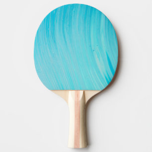 Raquete De Ping Pong Tubo Azul Onda Resfriar Água Teal