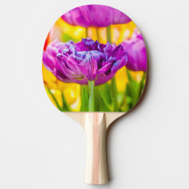 Raquete De Ping Pong Tulipas Encantando Rosa Escuro