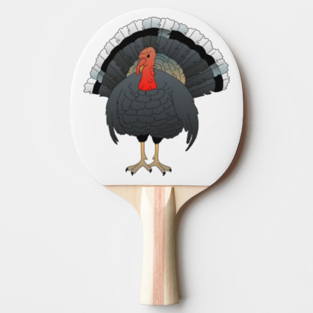 Raquete De Ping Pong Turquia preta (Frente)