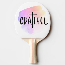 Raquete De Ping Pong Typografia Grateful Cross