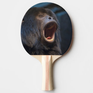 Raquete De Ping Pong Uivar macaco de Howler - Paddle Engraçado