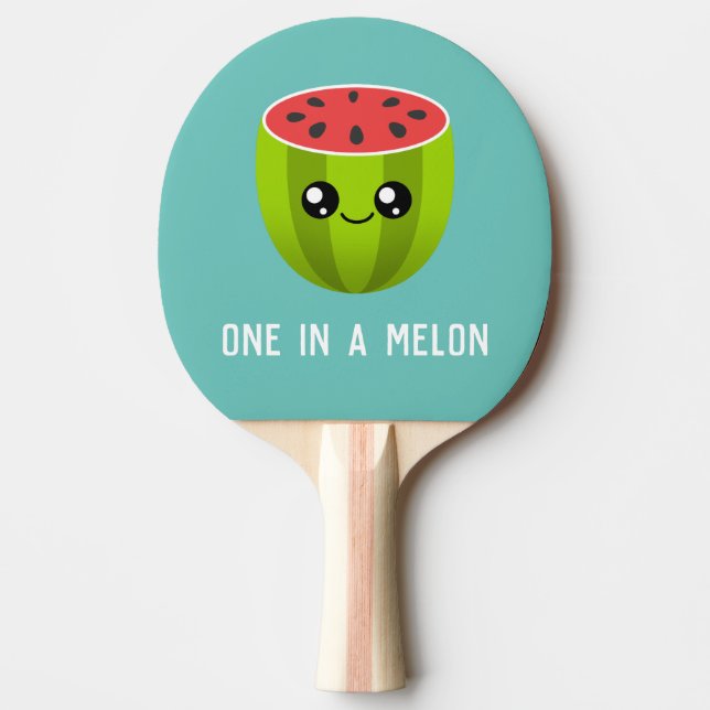 Raquete De Ping Pong Um em um Melão (Frente)