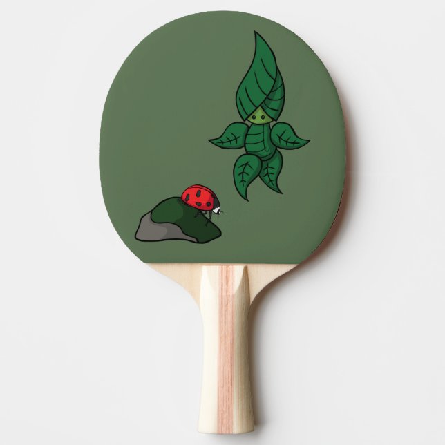 Raquete De Ping Pong Uma caminhada no Woods Ping Pong Paddle (Frente)