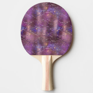 Raquete De Ping Pong Uma Galáxia Shimmering Série Design 5