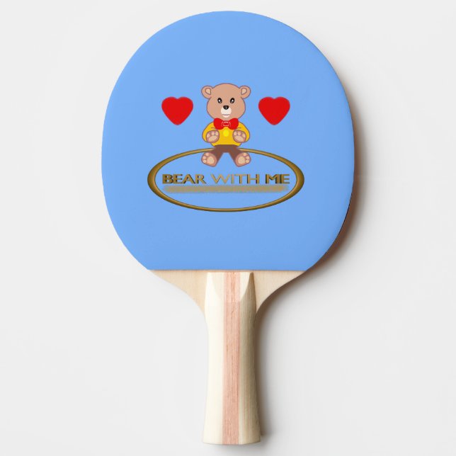 Raquete De Ping Pong Ursinho  (Frente)