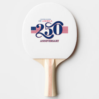 Raquete De Ping Pong USA 250 Patriotic Ping Pong Paddle  
