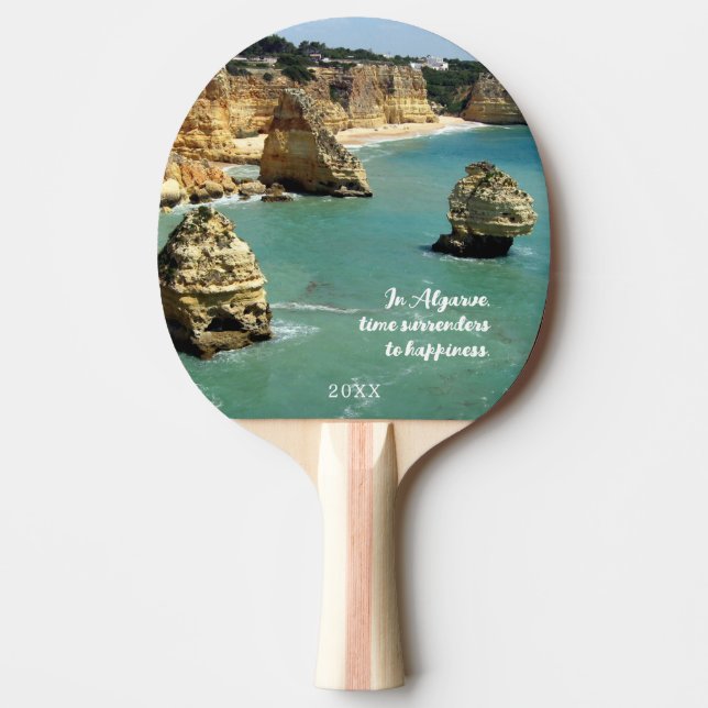 Raquete De Ping Pong Vagas de praia em Algarve em Portugal (Frente)