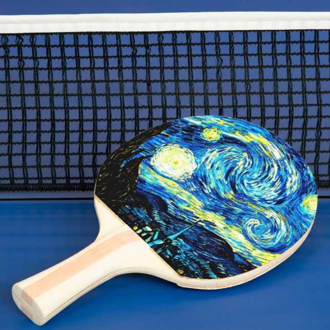 Raquete De Ping Pong Van Gogh - Noite Estrelada (Insitu)