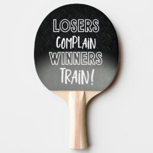 Raquete De Ping Pong Vencedores do Smack Talk Engraçados Queixam-se