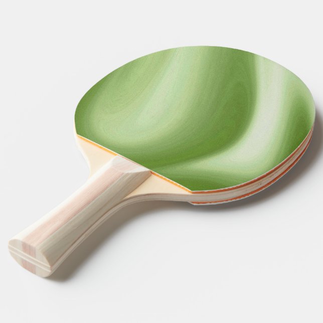 Raquete De Ping Pong Verde Giratório (Frente inclinada)