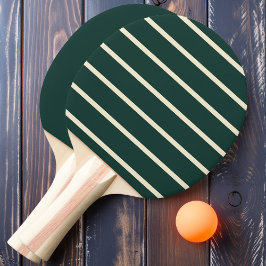 Raquete De Ping Pong Verde-sábio riscado e sólido