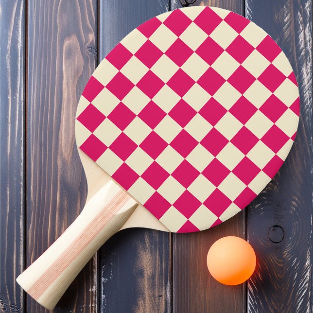 Raquete De Ping Pong Verificador de Ruby & Cream (Criador carregado)