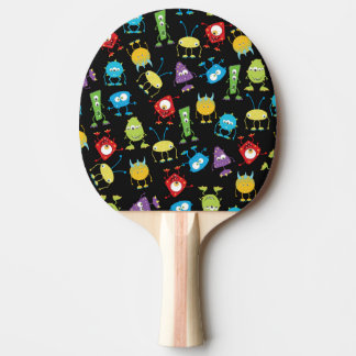 Raquete De Ping Pong Verso de Borracha Vermelha