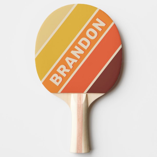 Raquete De Ping Pong Vertro Negrito com Nome (Frente)