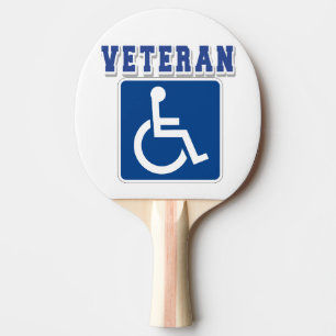 Raquete De Ping Pong Veterano deficiente