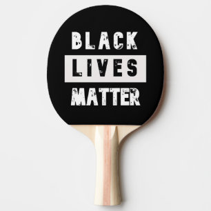 Raquete De Ping Pong Vidas Negras Importam Pino Pong Paddle