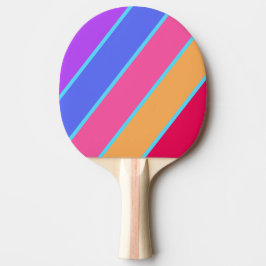 Raquete De Ping Pong Vidro do Mar Listrado em Negrito
