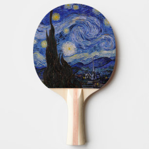 Raquete De Ping Pong Vincent Van Gogh - A noite de Starry
