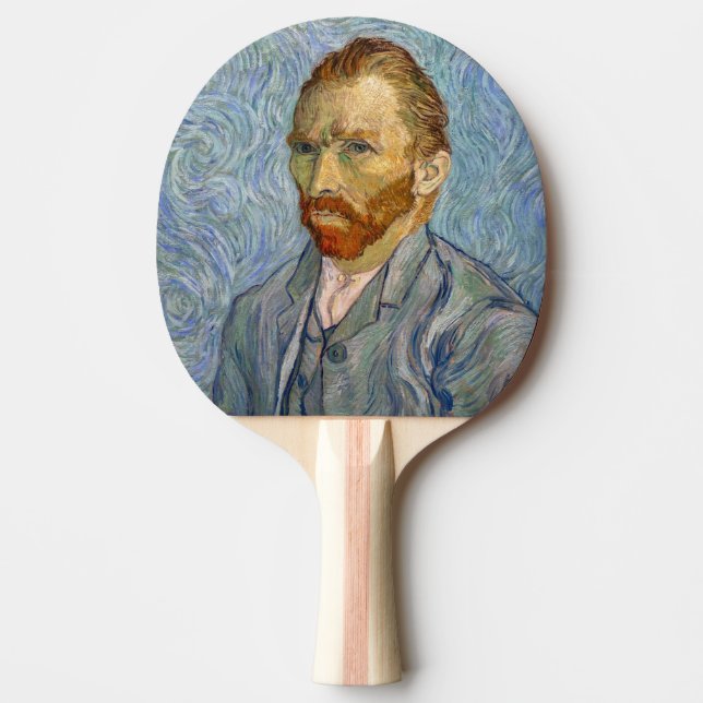 Raquete De Ping Pong Vincent Van Gogh - Autorretrato (Frente)