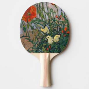Raquete De Ping Pong Vincent van Gogh - Borboletas e papagaios