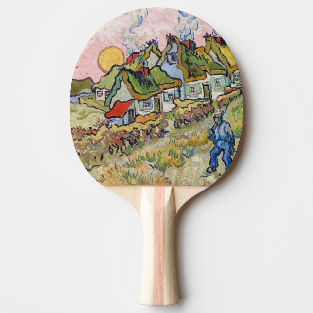 Raquete De Ping Pong Vincent van Gogh - Casas e Figura (Frente)