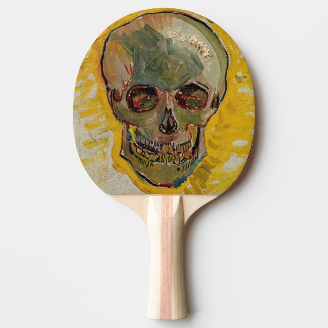 Raquete De Ping Pong Vincent van Gogh - Caveira 1887 #2 (Frente)