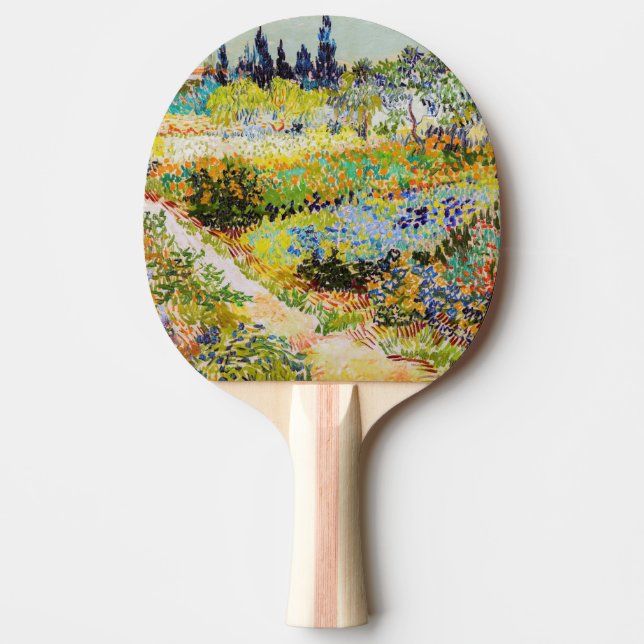 Raquete De Ping Pong Vincent van Gogh - Jardim de Arles (Frente)