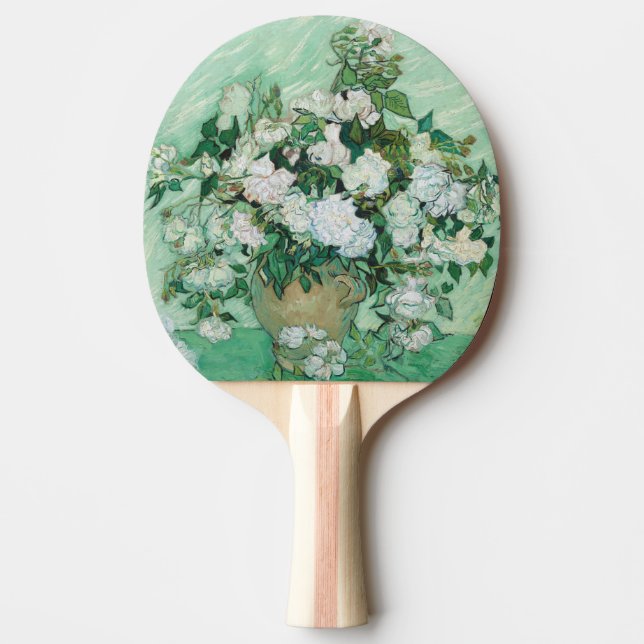 Raquete De Ping Pong Vincent van Gogh - Rosas (Frente)