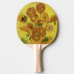 Raquete De Ping Pong Vincent van Gogh - Vase com Quinze Girassóis