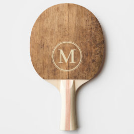 Raquete De Ping Pong Vintage Chopping Block Monogram