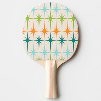 Raquete De Ping Pong Vintage Geométrico Starbursts Ping Pong Pong Paddl