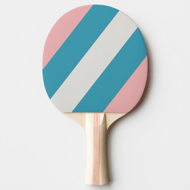 Raquete De Ping Pong Vintage Lipstick Bold Striped (Frente)