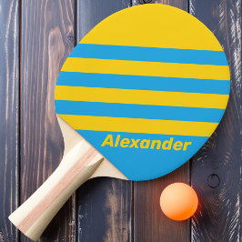 Raquete De Ping Pong Vintage Sport Aqua Reef Listras com Nome