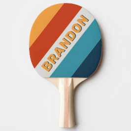 Raquete De Ping Pong Vintage Thistle Bold Strike com Nome