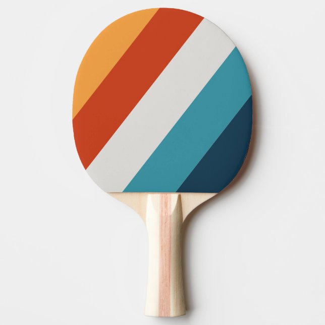 Raquete De Ping Pong Vintage Thistle Bold Striped (Frente)
