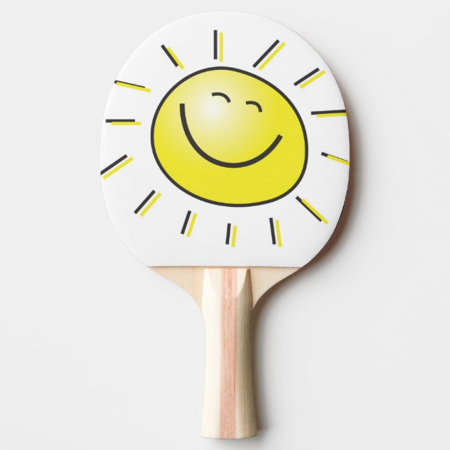 Raquete De Ping Pong Você é minha cara da luz do sol (Frente)