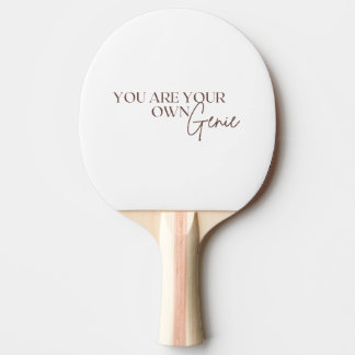 Raquete De Ping Pong Você É Seu Próprio Genie