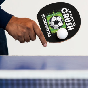 Raquete De Ping Pong Voltar às aulas primeiro dia do jardim de infância