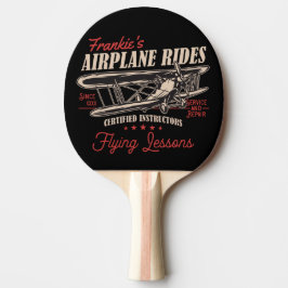 Raquete De Ping Pong Voos Personalizados De Avião Trazem Lições De Voo 