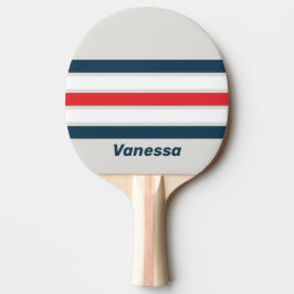 Raquete De Ping Pong Warbird Across Striping with Name