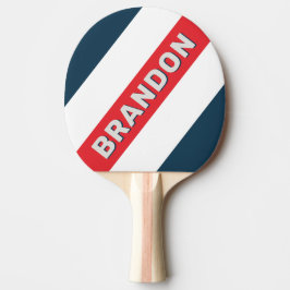 Raquete De Ping Pong Warbird Bold Stripes com Nome