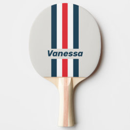 Raquete De Ping Pong Warbird Pin Stripes with Name