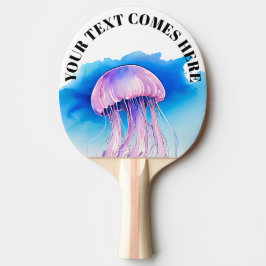 Raquete De Ping Pong Watercolor Series: Jellyfish 2