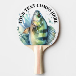 Raquete De Ping Pong Watercolor Series: Perch