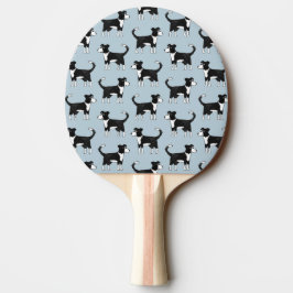 Raquete De Ping Pong Welsh Border Collie Sheepdog Pattern