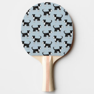Raquete De Ping Pong Welsh Border Collie Sheepdog Pattern