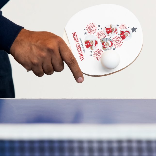 Raquete De Ping Pong #WeWishYouAMerryChristmasPingPongPaddle (Insitu)
