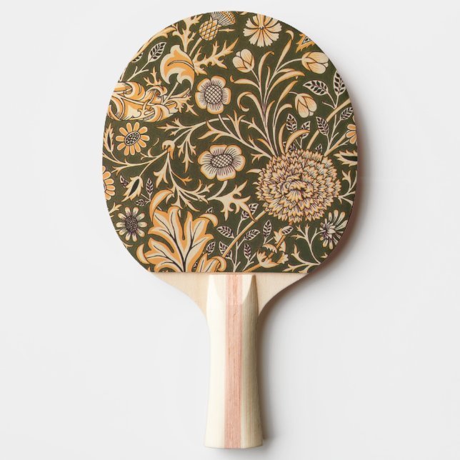Raquete De Ping Pong William Morris Cherwell Wallpaper Pattern (Frente)